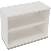 Regal endless 2 Ordnerhöhen 1.000 x 781 x 442 mm (B x H x T) silberaluminium