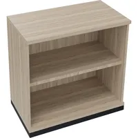 Soennecken Regal 2OH B800xT442xH781mm Anthrazit-Metallic/Eiche Natur 4003969068797 Soennecken