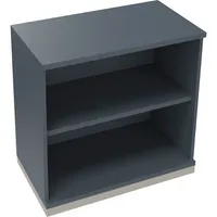 Soennecken Regal 2OH B800xT442xH781mm Silberaluminium/Lavagrau 4003969068773 Soennecken