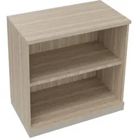 Soennecken Regal 2OH B800xT442xH781mm Silberaluminium/Eiche Natur 4003969068698 Soennecken