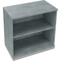 Soennecken Regal 2OH B800xT442xH781mm Silberaluminium/Beton hell 4003969068759 Soennecken