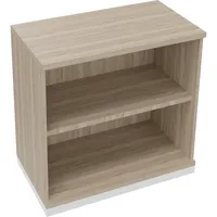 Soennecken Regal 2OH B800xT442xH781mm Verkehrsweiß/Eiche Natur 4003969068711 Soennecken