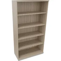 Soennecken Regal 5OH B1000xT442xH1869mm Silberaluminium/Eiche Natur 4003969069718 Soennecken