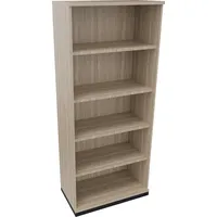 Soennecken Regal 5OH B800xT442xH1869mm Anthrazit-Metallic/Eiche Natur 4003969069701 Soennecken