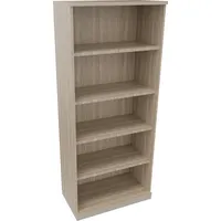 Soennecken Regal 5OH B800xT442xH1869mm Silberaluminium/Eiche Natur 4003969068919 Soennecken