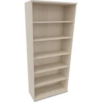 Soennecken Regal 6OH B1000xT442xH2221mm Silberaluminium/Akazie hell 4003969070066 Soennecken