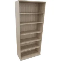 Soennecken Regal 6OH B1000xT442xH2221mm Silberaluminium/Eiche Natur 4003969070264 Soennecken