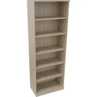 Soennecken Regal 6OH B800xT442xH2221mm Silberaluminium/Eiche Natur 4003969069442 Soennecken