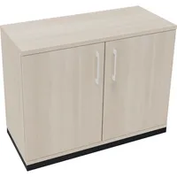 Soennecken Flügeltürenschrank endless 820113272, abschließbar, 2 OH, akazie hell, 100x78,1x44,2cm (BxHxT) 4003969066977 Soennecken