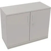 Soennecken Flügeltürenschrank endless 820113381, abschließbar, 2 OH, lichtgrau, 100x78,1x44,2cm (BxHxT) 4003969066953 Soennecken