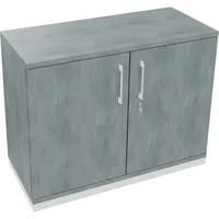 Soennecken Flügeltürenschrank endless 820113483, abschließbar, 2 OH, beton hell, 100x78,1x44,2cm (BxHxT) 4003969066779 Soennecken