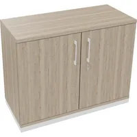 Soennecken Flügeltürenschrank endless 820113471, abschließbar, 2 OH, eiche natur, 100x78,1x44,2cm (BxHxT) 4003969066823 Soennecken