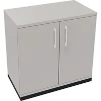 Soennecken Flügeltürenschrank endless 820113581, abschließbar, 2 OH, lichtgrau, 80x78,1x44,2cm (BxHxT) 4003969066939 Soennecken