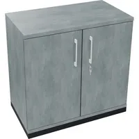 Soennecken Flügeltürenschrank endless 820113583, abschließbar, 2 OH, beton hell, 80x78,1x44,2cm (BxHxT) 4003969066892 Soennecken