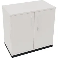 Soennecken Aktenschrank endless 820113501, abschließbar, 2 OH, diamantweiß, 80x78,1x44,2cm (BxHxT) 4003969066854 Soennecken
