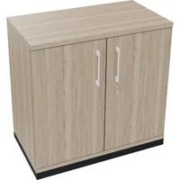 Soennecken Flügeltürenschrank endless 820113571, abschließbar, 2 OH, eiche natur, 80x78,1x44,2cm (BxHxT) 4003969066793 Soennecken