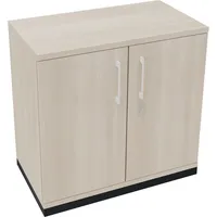 Soennecken Flügeltürenschrank endless 820113572, abschließbar, 2 OH, akazie hell, 80x78,1x44,2cm (BxHxT) 4003969066915 Soennecken