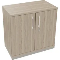 Soennecken Flügeltürenschrank endless 820113671, abschließbar, 2 OH, eiche natur, 80x78,1x44,2cm (BxHxT) 4003969066717 Soennecken