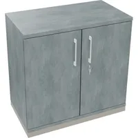 Soennecken Flügeltürenschrank endless 820113683, abschließbar, 2 OH, beton hell, 80x78,1x44,2cm (BxHxT) 4003969066755 Soennecken