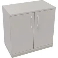 Soennecken Flügeltürenschrank endless 820113681, abschließbar, 2 OH, lichtgrau, 80x78,1x44,2cm (BxHxT) 4003969066687 Soennecken