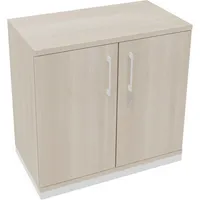 Soennecken Flügeltürenschrank endless 820113772, abschließbar, 2 OH, akazie hell, 80x78,1x44,2cm (BxHxT) 4003969066731 Soennecken
