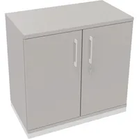 Soennecken Flügeltürenschrank endless 820113781, abschließbar, 2 OH, lichtgrau, 80x78,1x44,2cm (BxHxT) 4003969066663 Soennecken