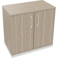 Soennecken Flügeltürenschrank endless 820113771, abschließbar, 2 OH, eiche natur, 80x78,1x44,2cm (BxHxT) 4003969066656 Soennecken