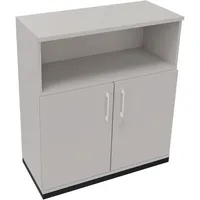 Soennecken Regalschrank endless 820115681, abschließbar, 3 OH, lichtgrau, 100x113,3x44,2cm (BxHxT) 4003969068575 Soennecken