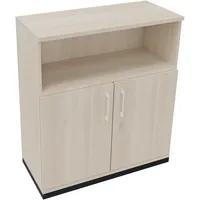 Soennecken Regalschrank endless 820115672, abschließbar, 3 OH, akazie hell, 100x113,3x44,2cm (BxHxT) 4003969068568 Soennecken