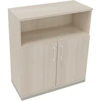 Soennecken Regalschrank endless 820115772, abschließbar, 3 OH, akazie hell, 100x113,3x44,2cm (BxHxT) 4003969068506 Soennecken