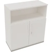 Soennecken Regalschrank endless 820115701, abschließbar, 3 OH, diamantweiß, 100x113,3x44,2cm (BxHxT) 4003969068650 Soennecken