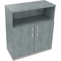 Soennecken Regalschrank endless 820115783, abschließbar, 3 OH, beton hell, 100x113,3x44,2cm (BxHxT) 4003969068513 Soennecken