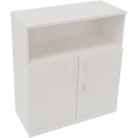 Soennecken Regalschrank endless 820115801, abschließbar, 3 OH, diamantweiß, 100x113,3x44,2cm (BxHxT) 4003969068483 Soennecken