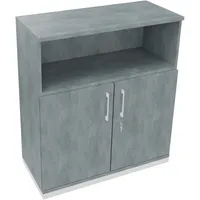 Soennecken Regalschrank endless 820115883, abschließbar, 3 OH, beton hell, 100x113,3x44,2cm (BxHxT) 4003969068636 Soennecken