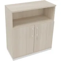 Soennecken Regalschrank endless 820115872, abschließbar, 3 OH, akazie hell, 100x113,3x44,2cm (BxHxT) 4003969068551 Soennecken