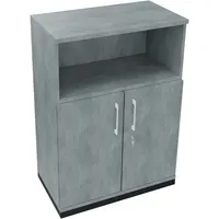 Soennecken Regalschrank endless 820115983, abschließbar, 3 OH, beton hell, 80x113,3x44,2cm (BxHxT) 4003969068537 Soennecken