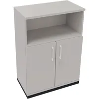 Soennecken Regalschrank endless 820115981, abschließbar, 3 OH, lichtgrau, 80x113,3x44,2cm (BxHxT) 4003969068315 Soennecken