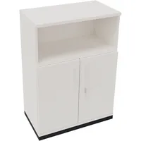 Soennecken Regalschrank endless 820115901, abschließbar, 3 OH, diamantweiß, 80x113,3x44,2cm (BxHxT) 4003969068544 Soennecken
