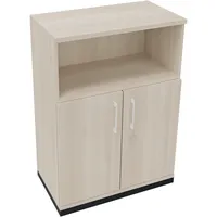 Soennecken Regalschrank endless 820115972, abschließbar, 3 OH, akazie hell, 80x113,3x44,2cm (BxHxT) 4003969068629 Soennecken