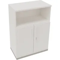 Soennecken Regalschrank endless 820116001, abschließbar, 3 OH, diamantweiß, 80x113,3x44,2cm (BxHxT) 4003969068384 Soennecken