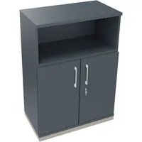Soennecken Regalschrank endless 820116082, abschließbar, 3 OH, lavagrau, 80x113,3x44,2cm (BxHxT) 4003969068339 Soennecken