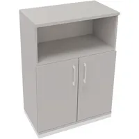 Soennecken Regalschrank endless 820116181, abschließbar, 3 OH, lichtgrau, 80x113,3x44,2cm (BxHxT) 4003969068391 Soennecken