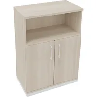 Soennecken Regalschrank endless 820116172, abschließbar, 3 OH, akazie hell, 80x113,3x44,2cm (BxHxT) 4003969068438 Soennecken
