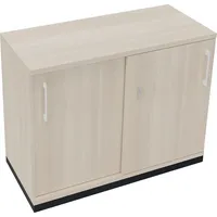 Soennecken Schiebetürenschrank endless 820118972, abschließbar, 2 OH, akazie hell, 100x78,1x44,2cm (BxHxT) 4003969073388 Soennecken