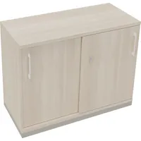 Soennecken Schiebetürenschrank endless 820119072, abschließbar, 2 OH, akazie hell, 100x78,1x44,2cm (BxHxT) 4003969073487 Soennecken