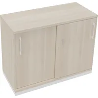 Soennecken Schiebetürenschrank endless 820119172, abschließbar, 2 OH, akazie hell, 100x78,1x44,2cm (BxHxT) 4003969073364 Soennecken