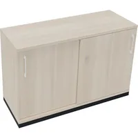 Soennecken Schiebetürenschrank endless 820119272, abschließbar, 2 OH, akazie hell, 120x78,1x44,2cm (BxHxT) 4003969073500 Soennecken
