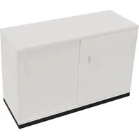 Soennecken Schiebetürenschrank endless 820119201, abschließbar, 2 OH, diamantweiß, 120x78,1x44,2cm (BxHxT) 4003969073470 Soennecken