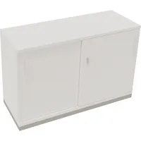 Soennecken Schiebetürenschrank endless 820119301, abschließbar, 2 OH, diamantweiß, 120x78,1x44,2cm (BxHxT) 4003969073227 Soennecken