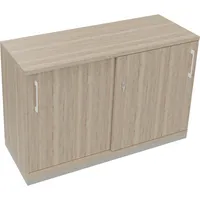 Soennecken Schiebetürenschrank endless 820119371, abschließbar, 2 OH, eiche natur, 120x78,1x44,2cm (BxHxT) 4003969073210 Soennecken